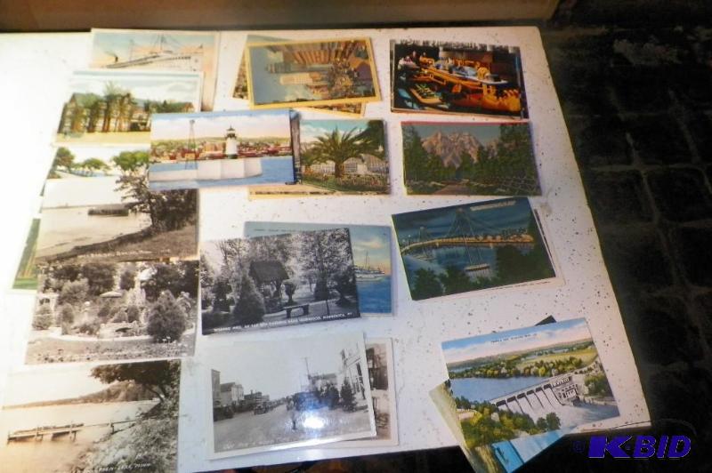 Cigar Box Full of Old Postcards