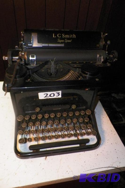 L.C. Smith Super Speed Typewriter