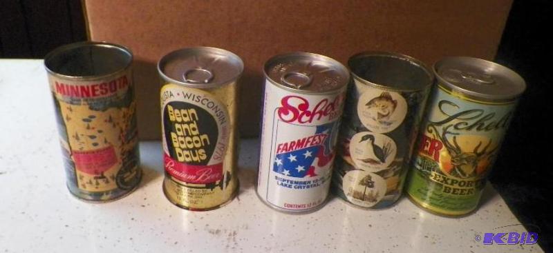 Box of Empty Beer Cans