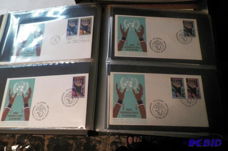 3 Books United Nations First Day Covers