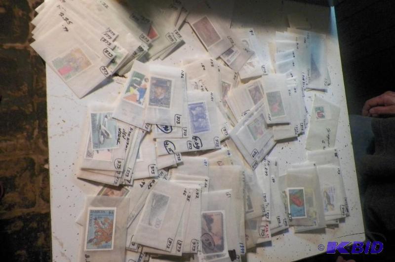 Bag of Stamps from Around the World