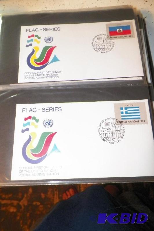 First Day Covers United Nations Flag Series
