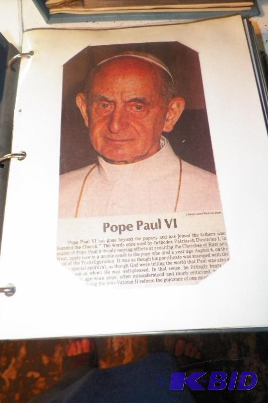 Pope Scrapbook Stamps and Postcards