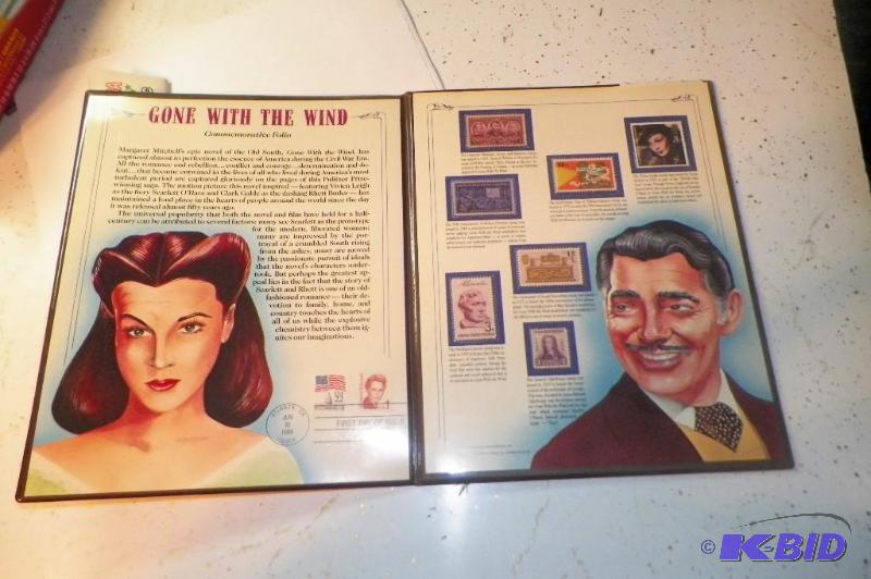 Gone With The Wind Combative Folio of Stamps