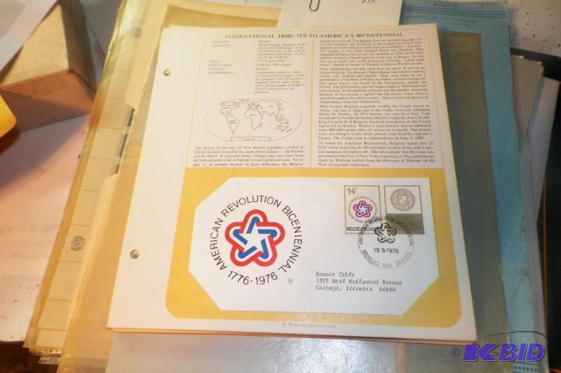 American Bicentennial First Day Covers