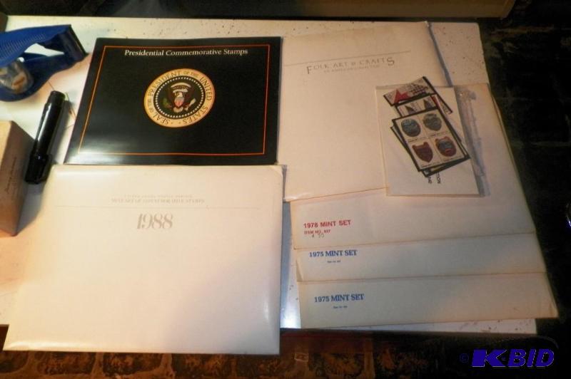 6 Stamp Mint Sets with Stamps