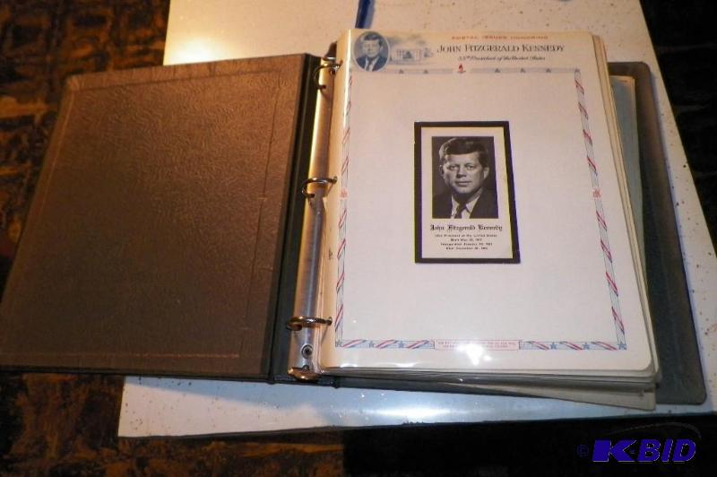 JFK Postcard and Stamp Book