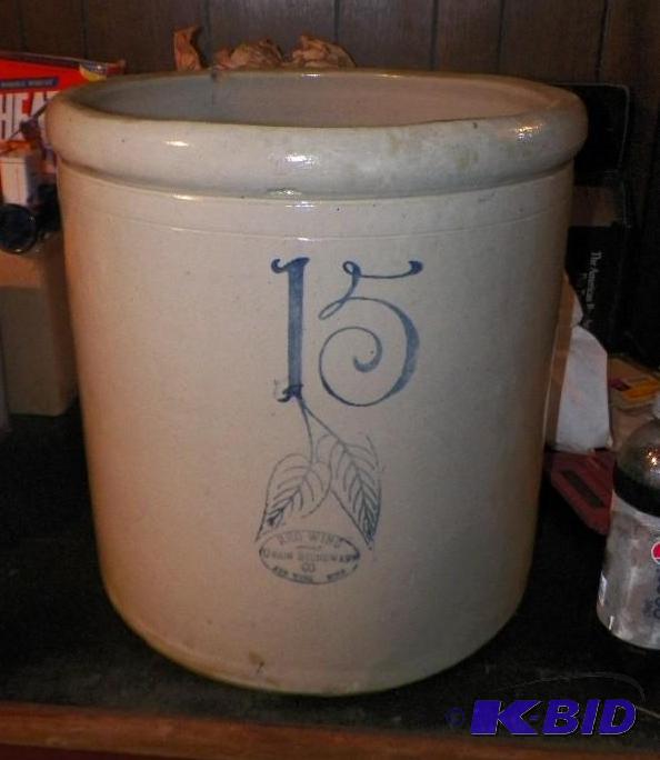 Red Wing Birch Leaf 15 Gallon Crock