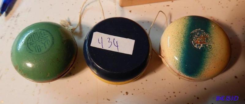 3 Wood Yo-yos