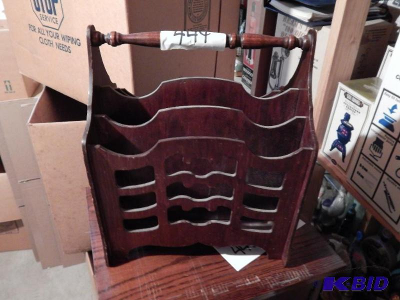 Antique Magazine Rack
