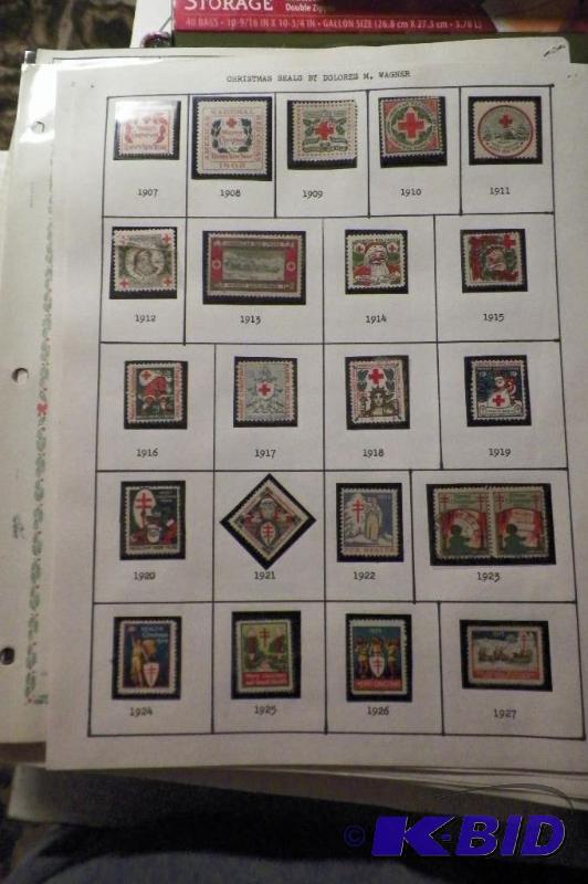 Christmas Seals Stamp Book