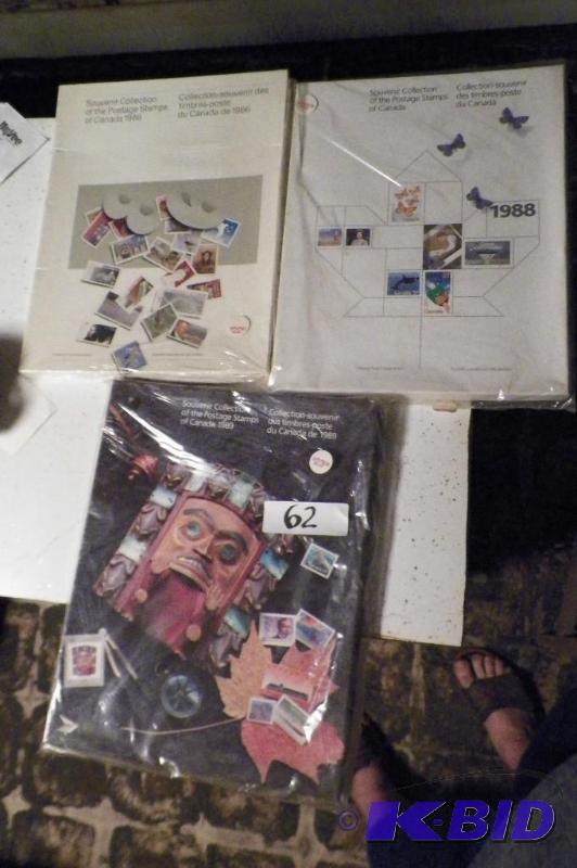 3 Canadian Stamp Books