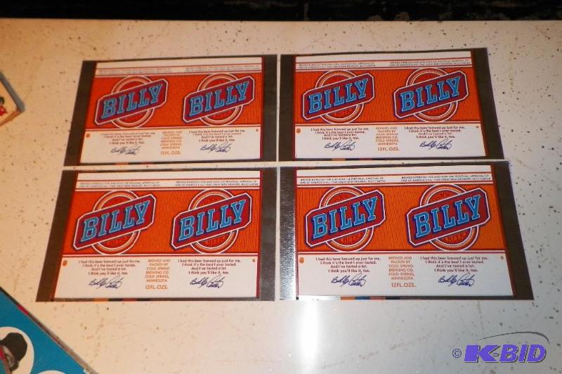 Billy Beer Tin Beer Cans