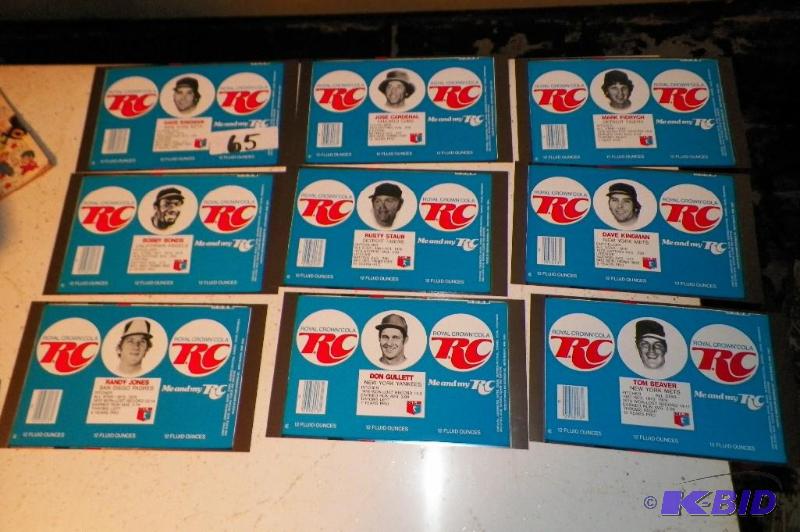 RC Baseball Tin Pop Cans