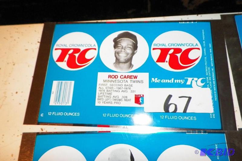 RC Baseball Tin Pop Cans