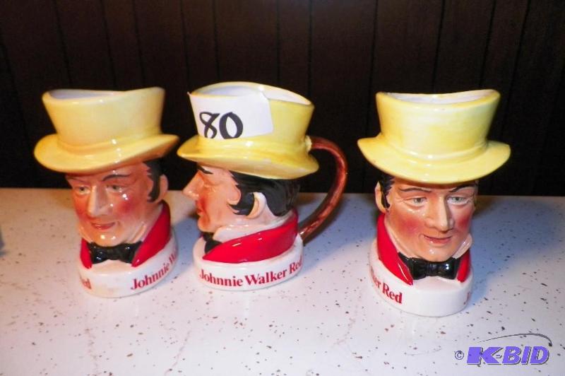 Three Johnny Walker Cups