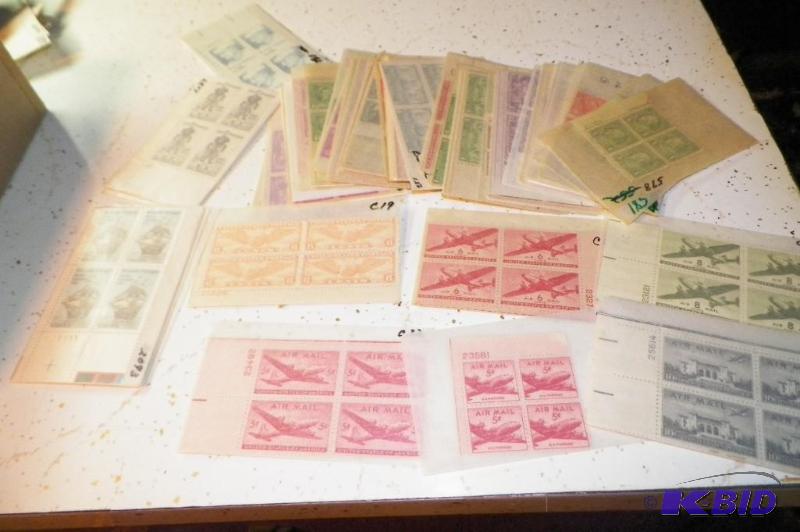 Box of Unused Stamps and Envelopes