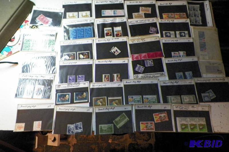 Collection of error stamps