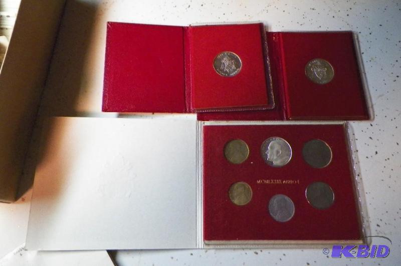 3 Vatican Coin Sets