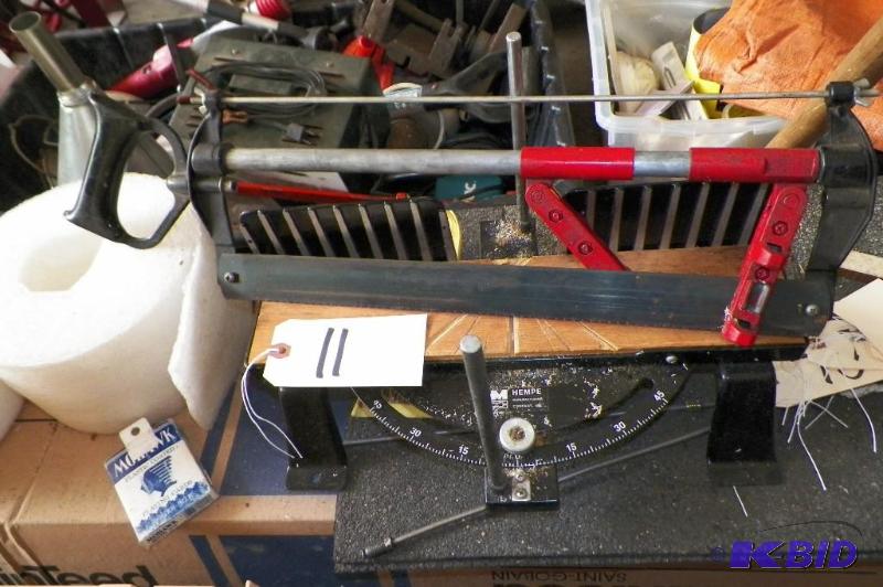 lot 11 image: Miter Saw with Stand