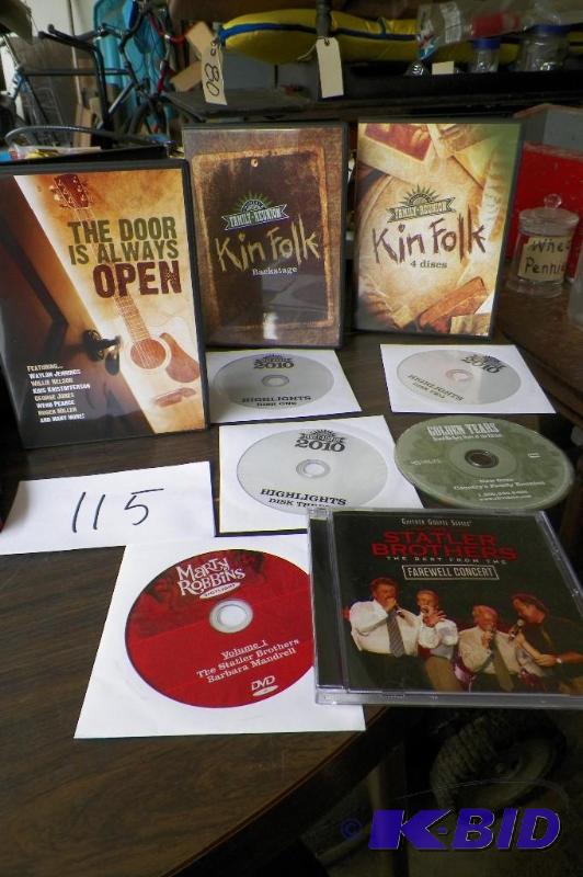 lot 115 image: More DVDs & CDS