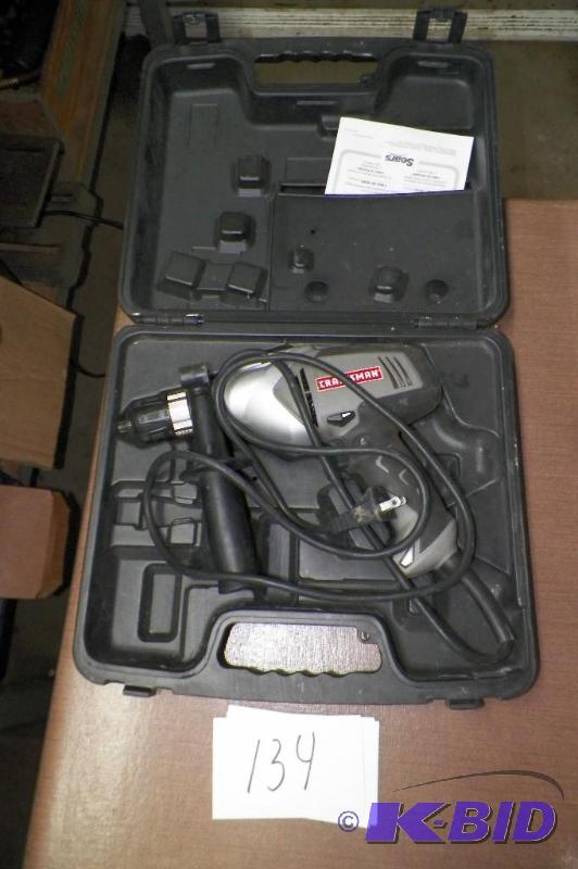 lot 134 image: Craftsman Drill
