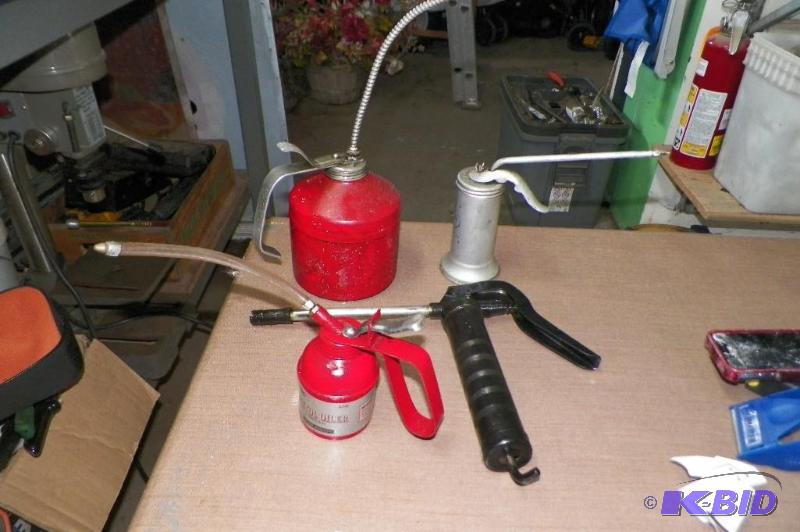 lot 135 image: Lot of 4 Grease Guns