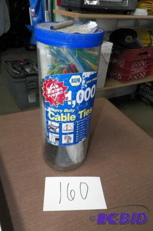 lot 160 image: 1000 Cable Ties