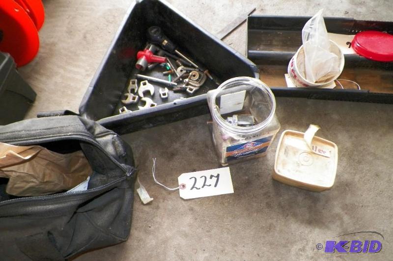 lot 227 image: Misc. Tools in Craftsman Bag