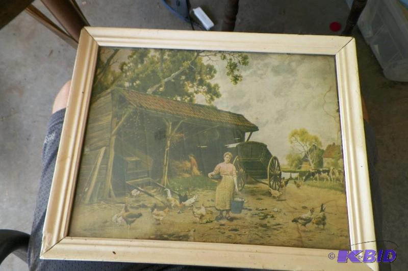 lot 43 image: Antique Picture
