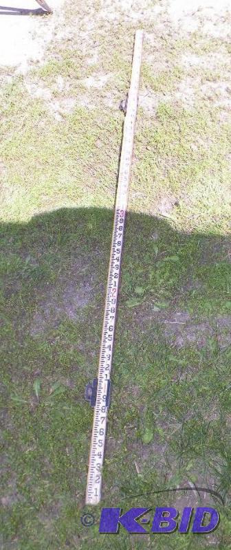 lot 82 image: Post 3448 12 Foot Transit Ruler