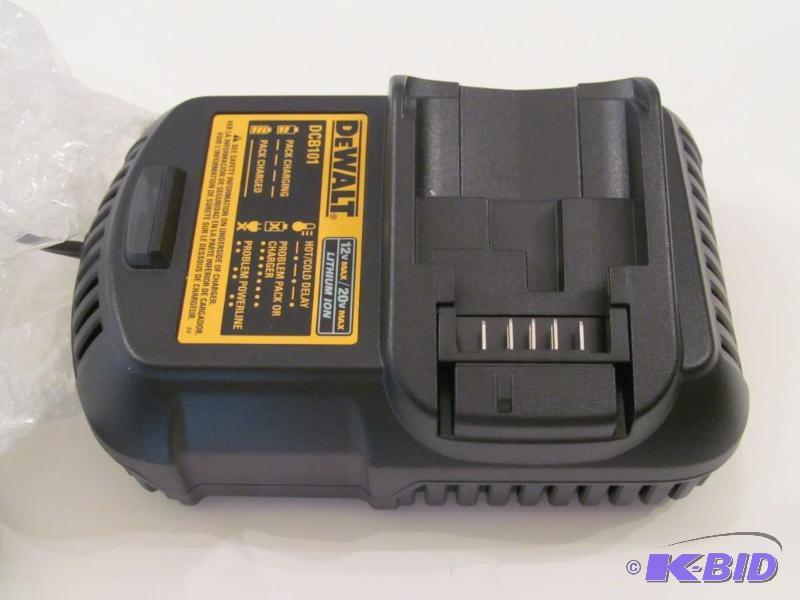 lot 18 image: DeWALT DCB101 12vmax20vmax Lithium Ion Battery Charger