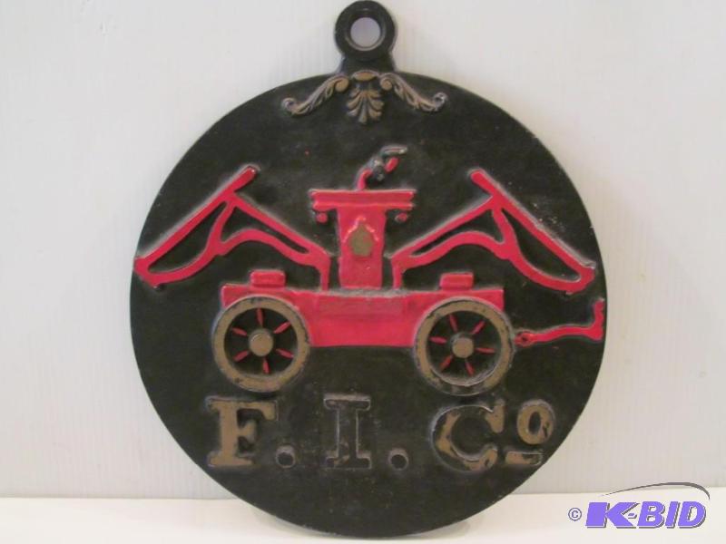 lot 19 image: Fire Station Wall Plack