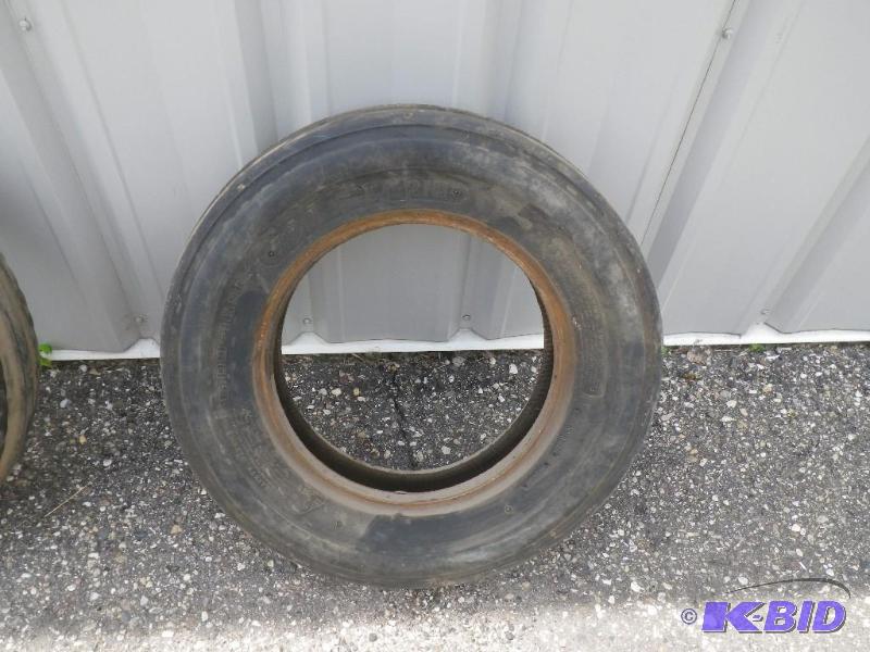 Super Hi-rib tire, 6.00-16SL, 50% tread...