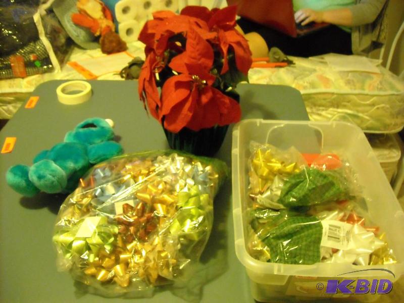 lot 147 image: Misc Holiday items and stuffed animal