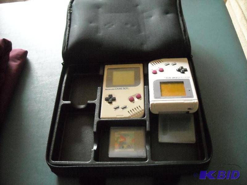 lot 171 image: 2 original Gameboys with case and games