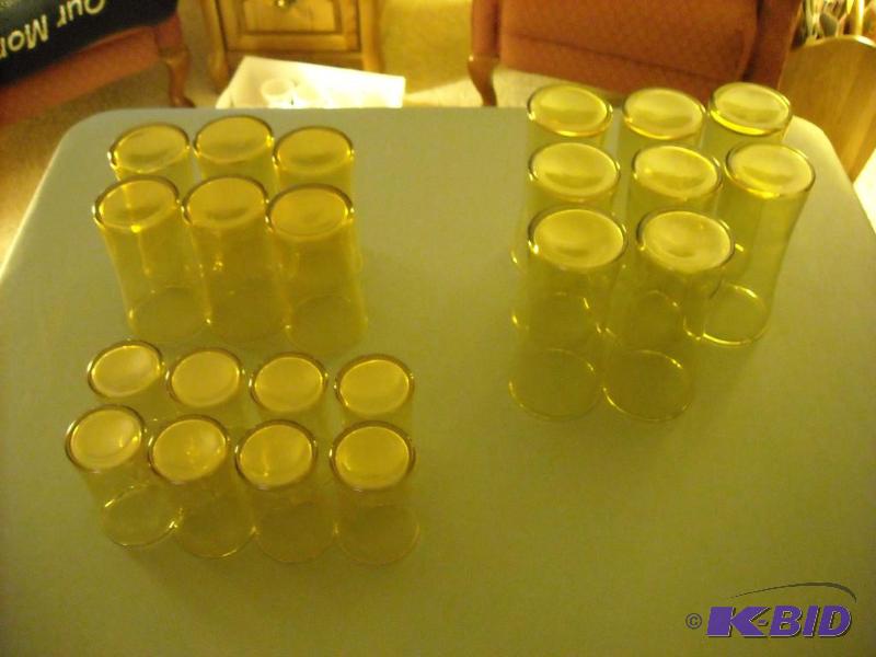 lot 205 image: set of glasses, 3 sizes