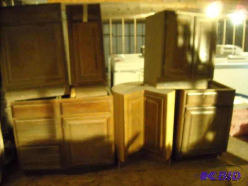 lot 262 image: used base kitchen cabinets