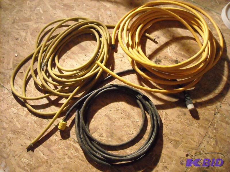 lot 285 image: 5 - 25 extension cords, proflex gas line, air hose