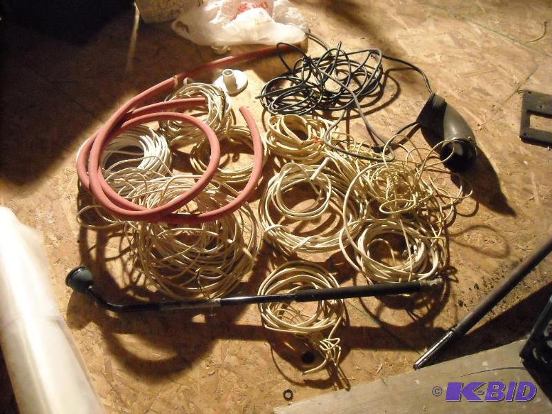 lot 297 image: misc wire, hoses, handheld hose attachments, 100 coaxial cable