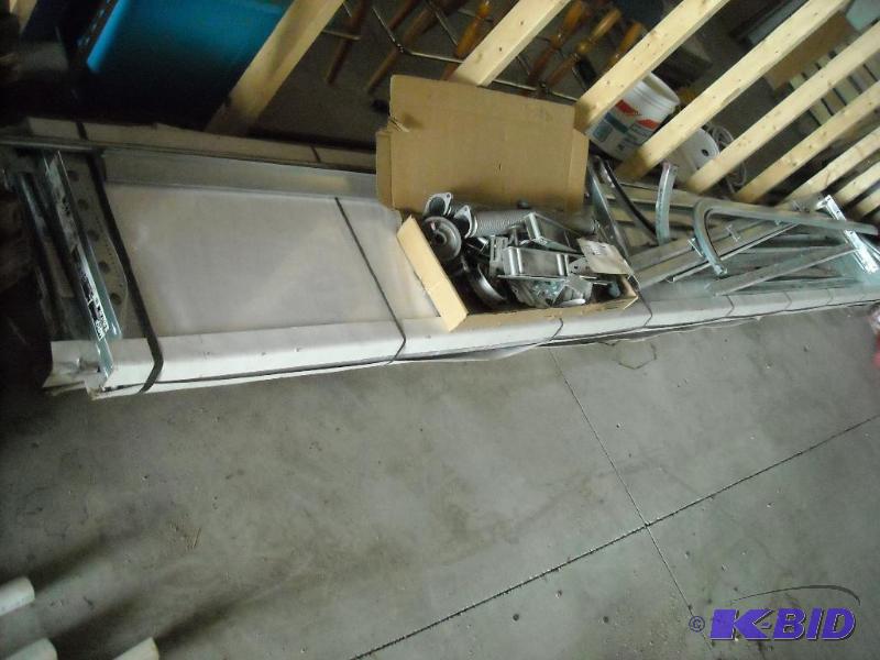 lot 346 image: 7X16 insulated brown garage door and hardware