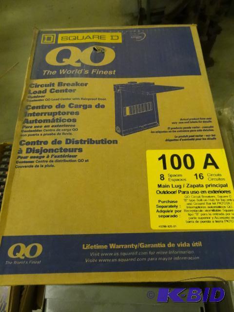100 amp Square D outdoor box...