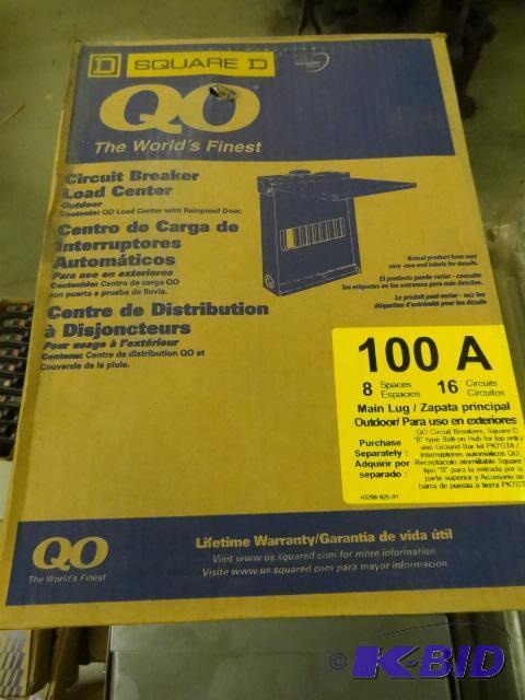 100 amp Square D outdoor box...