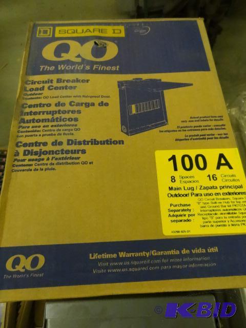 100 amp Square D outdoor box...