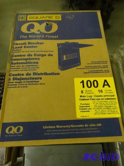 100 amp Square D outdoor box...