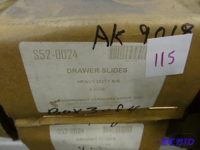 S52-0024 drawer slides. Heavy duty stainless....