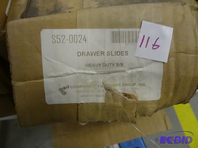 S52-0024 drawer slides. Heavy duty stainless....