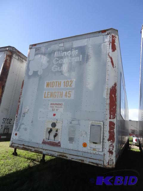 1985 Miller sem trailer. 45. 102&quot width...
