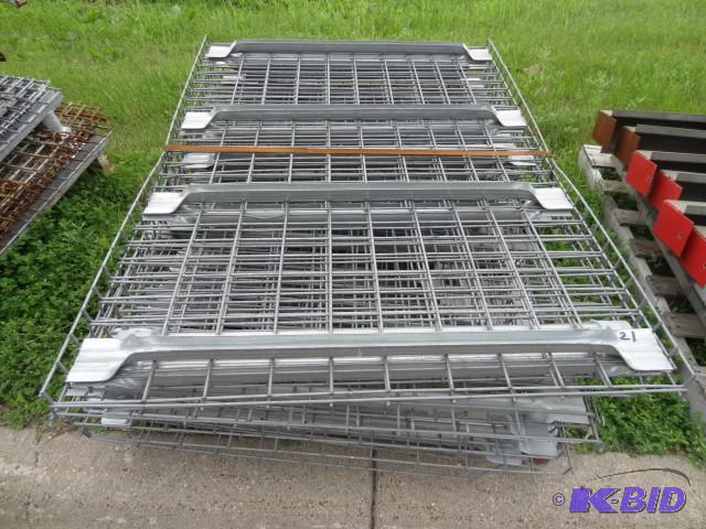 12 pallet rack grates. 37 x 52...