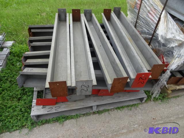 19 pallet rack material holders. Designed to ...